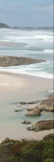 Lights Beach looking east - centre
