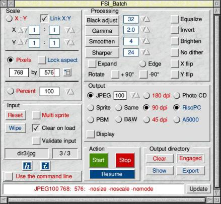 interface for !FSI_Batch